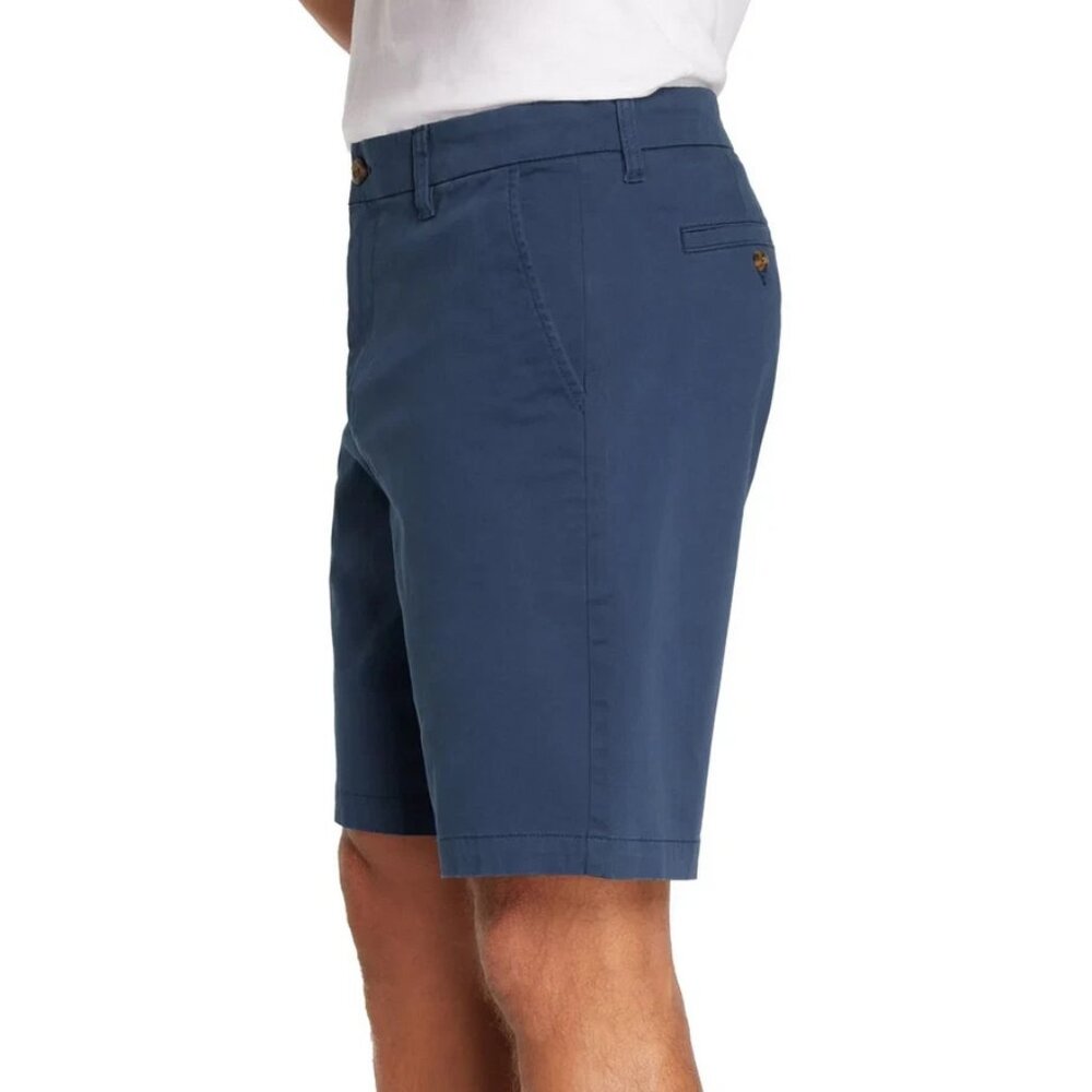 Gap Men's Size 34" Blue Flat Front Khaki Shorts NWT